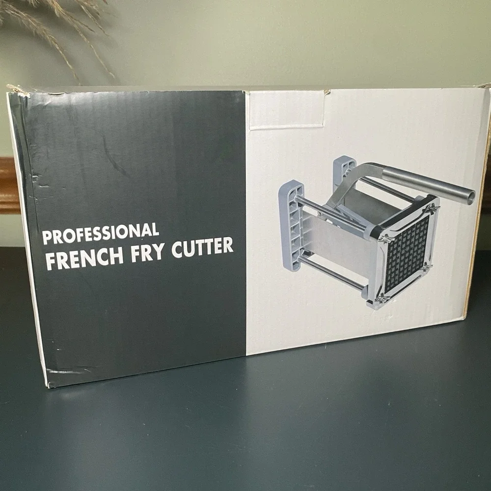 NEW French Fry Cutter, Sopito Professional Potato Cutter Stainless Steel 12x12m